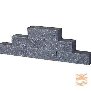 Stapelblok Rox 29x9x8,9 Noors Antraciet