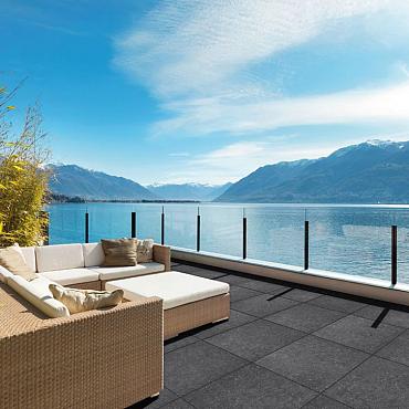 GeoCeramica® 60x60x4 BB Stone  Black