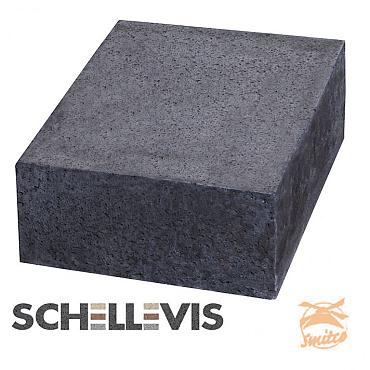Schellevis Traptreden Massief 100x37x15 Carbon =V