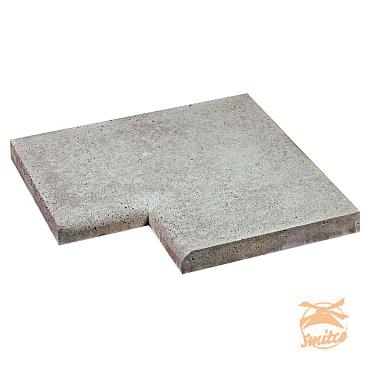 Schellevis Zwembadranden Hoekstukken Carbon (tbv 100x5)
