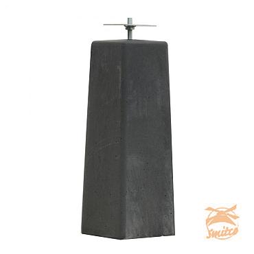 Betonpoer TAPS  Antraciet 15 x 18 x 50 cm.  Met Verstelbare  Plaat   1007874