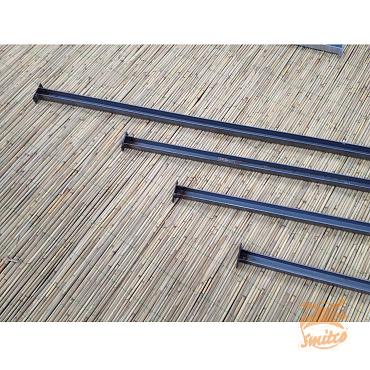 Set (2x) U-Profielen 180 cm. t.b.v. Bevestiging Bamboerol Roestig 180 cm.