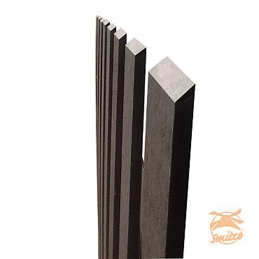 WPC De Luxe Tuinhek 80x180 Antraciet