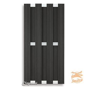 WPC Design Tuinscherm ALU 90 x 180 Antraciet