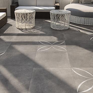 GeoCeramica® 60x60x4 Forza Verde Butterfly Antra
