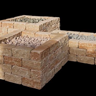 Combiwall Splitton Uno 30X15X12 Mont Blanc (4 zijden gekloofd)