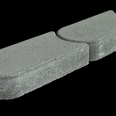 Graskantsteen 22X12X4,5 Antraciet