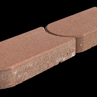 Graskantsteen 22X12X4,5 Rood