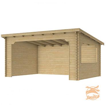 Paviljoen Kolgans 500, 500 x 350 cm, onbehandeld.