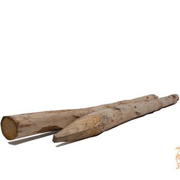 Kastanje Schapenhekpaal 8-10 x 250 cm.  KASP250-80