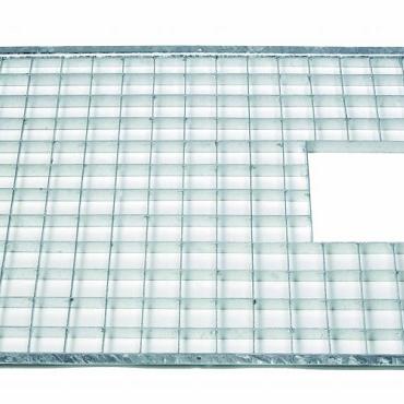 Stalen Roosters Rechthoek 71,5 x 41 t.b.v. 90 ltr.