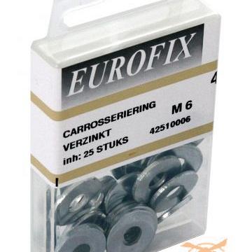 Carrosseriering M8 (18ST)  RVS  blister Eurofix