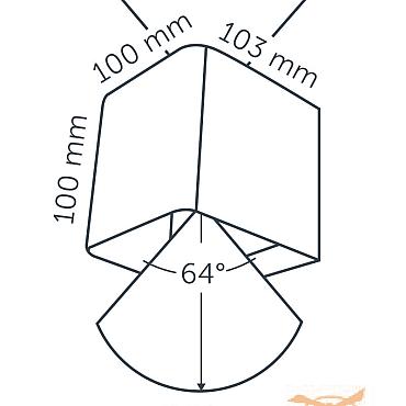 ACE UP-DOWN 100-230V Rose Silver