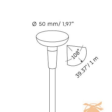 MINI SWAY LIGHT HEAD Black