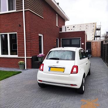 Dikformaat Strak 6cm. Zwart  UITLOPEND