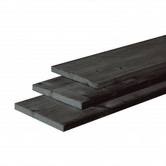 Douglas Fijnbezaagde Plank 2,5 x 25 x 400 cm. Zwart Gedompeld  W40657