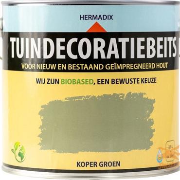 Tuindecoratiebeits 750 ml.  Dekkend 707  Kopergroen