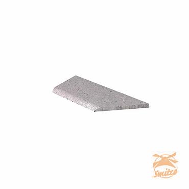 Schellevis Zwembadranden Hoekstukken Grijs (tbv 40x5) Links