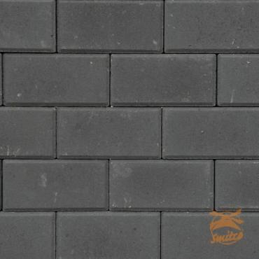 Laag á 0,82 m2. Halve BKK 10,5x10,5x8 Antraciet (72 stuks)