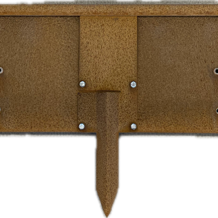 Kantopsluiting Single-300x10 Corten
