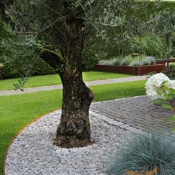 Kantopsluiting Single 300x27,5 Corten