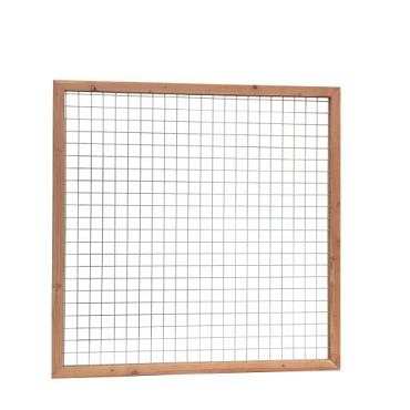 Douglas Betonijzer Trellis Maas 7,5x7,5 cm. In Raamwerk 4,5x7 cm.180x180 cm. Blank  W32050 =V