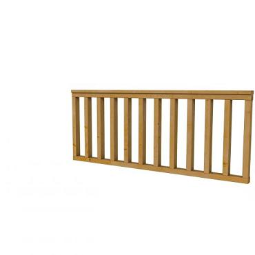 Douglas Hekwerk Type A 178,5 x 73 cm. Groen Geïmpregneerd  W52565 (1009123-02)