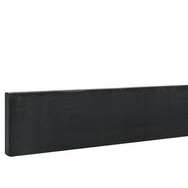 Betonplaat Glad 24 x 3,5 x 180 cm. Antraciet, Ongecoat  W32495