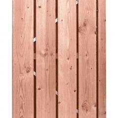 Douglas Fijnbezaagde Deur Op Stalen Frame 100 x 190 cm. Onbehandeld Plankbreedte 19 cm. 1060616  (W42050)  =V