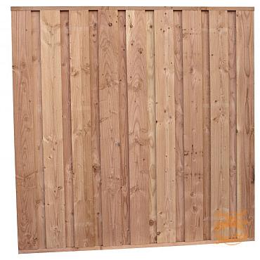 Beto-Dichtplankscherm Van Fijnbezaagde Douglas Planken 180x180 cm.  W40794