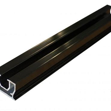 Aluminium Onderregel 3,5 x 2,5 x 400 cm. t.b.v. Terrasmontagesysteem  W23595