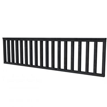 Douglas Hekwerk Type C 278,5 x 73 cm. Zwart Gedompeld  W53575 (1009125-03)