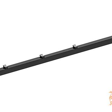 Hillfence Metalen Tussenpaal  6 x 4 x 160 cm. Zwart  W08446 =V  LET OP : BESLAG BIJVOEGEN