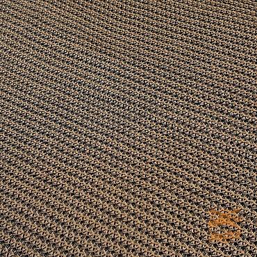 Strak Schaduwdoek HPDE 292 x 392 cm. incl. Bevestigingsmaterialen, Bruin. T.b.v. Pergola 300 x 400 cm.  1052599