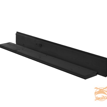 Vuren Blokhut Profiel Geschaafd 2,8 x 14,5 x 400 Zwart Gedompeld  1058822