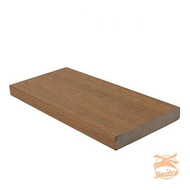 NewTechWood Composiet Co-Extrusie Kantplank Houtstructuur 2,3 x 13,8 x 300 cm. Red Cedar  1059161
