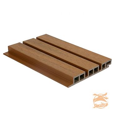 NewTechWood Composiet Co-Extrusie Wand Bekleding Castellation 50 Profiel, 2,5 x 19,6 x 290 cm. Red Cedar  1060370