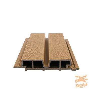 NewTechWood composiet co-extrusie wand bekleding Castellaton PRO65 3,3 x 18 x 390cm Red Cedar.