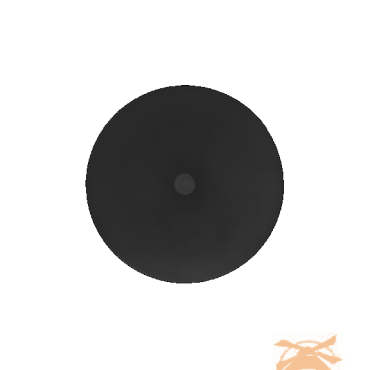 DISC WALL 100-230V Black