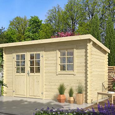 Tuinhuis Amira 380x175 Onbehandeld