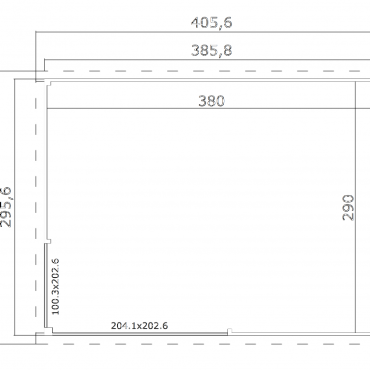Tuinhuis Olivia 385x295