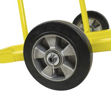 Platenwagen ergonomisch met twee wielen