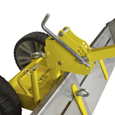 Egalisatieschuif 700-1200 mm RAL 1021