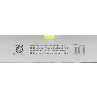 Afreilat Met Waterpas En Handgreep 200 cm.