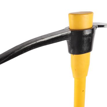 Pikhouweel fiberglas steel rubberen handgrip 2000 gram