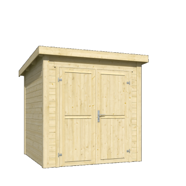 Onze Outdoor Life Overkappingen en Blokhutten worden geleverd exclusief dakbedekking, vloer en Funda