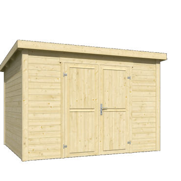 Onze Outdoor Life Overkappingen en Blokhutten worden geleverd exclusief dakbedekking, vloer en Funda