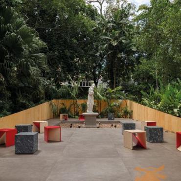 GeoCeramica® 60x60x4 Quad Cool Grey