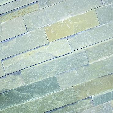 Pak á 5 st.Stonepanel White Quarzite 15x60x1,5-2,5 cm