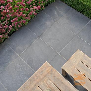 Ceramaxx Durban Slate 60x60x3cm Black Berry